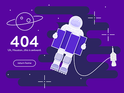 Daily UI #008 008 404 daily ui illustration lost in space space vector