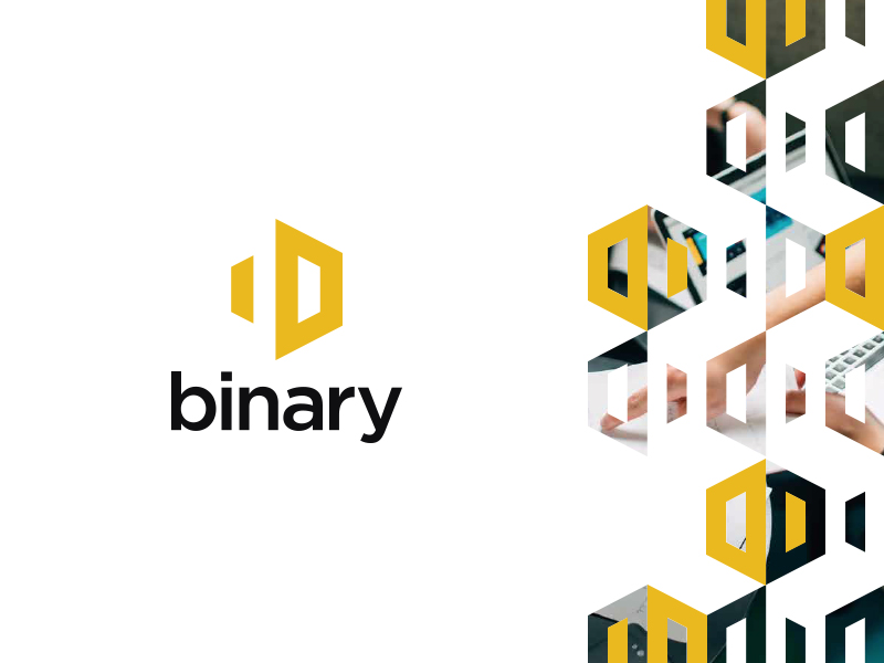 Binary Logo By Heinny Htet On Dribbble