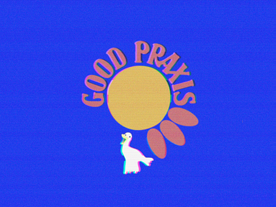 Good morning from Good Praxis 1975 flower logo title sequences vhs