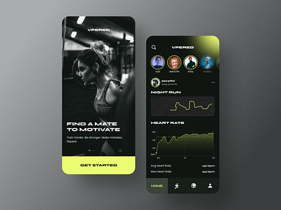 Daily UI Challenge. Sport app app design mobile running sport ui