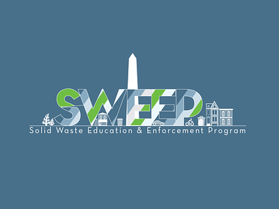 SWEEP Logo Illustration branding illustration logo identity vector