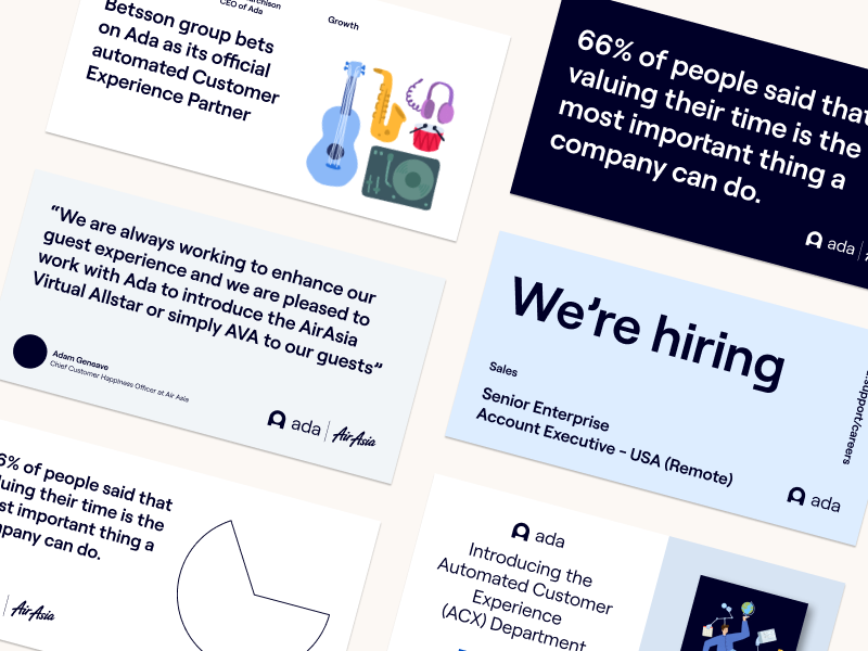 Social Media Templates typogaphy social media templates marketing