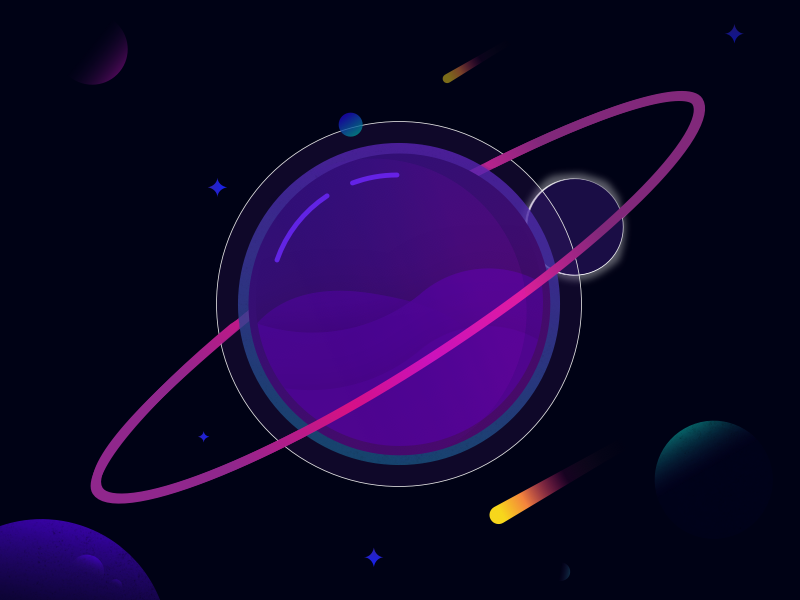 Candy Space by Julia Michelle on Dribbble