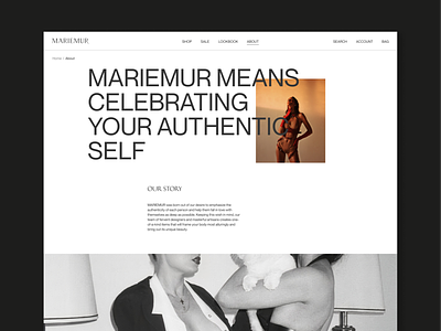 Mariemur - About/Company Page