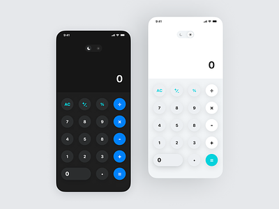 Calculator - Daily UI Design 004