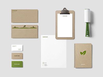 Earth Rated Collateral branding collateral earth earth rated eco friendly environmentally friendly identity leaf logo marketing poop bags stationery