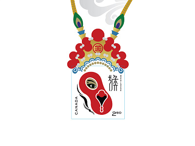 2016 Chinese Lunar New Year of the Monkey Stamp