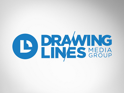 Drawing Lines branding drawing lines logo