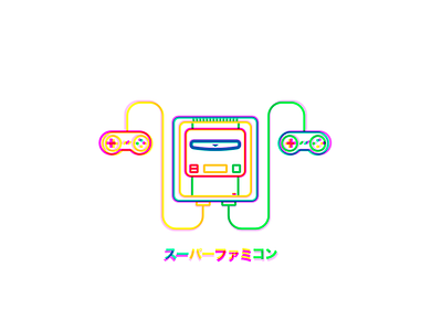 スーパーファミコン illustration snes super famicon スーパーファミコン