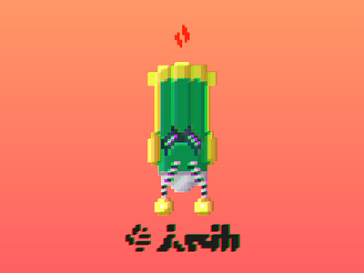 Dragon 8 bit arms dragon illustration nintendo 矢量