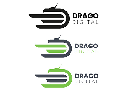 Drago Digital Variant design dragon logo dragon vector logo logo design
