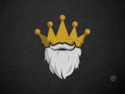 KingxBeard Logo brand branding design illustration logo rebrand