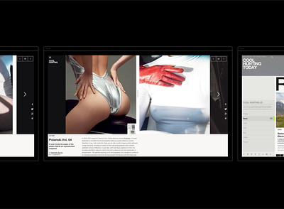 Cool Hunting Redesign blog cool coolhunting ecommerce graphic design ui ux webdesign website