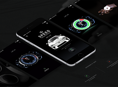 Lexus Speed advertising app design lexus ui ux website