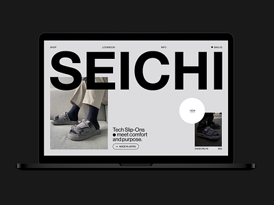 Seichi Sandoru campaign ecommerce fashion lifestyle sandals seichi social ui ux web webdesign