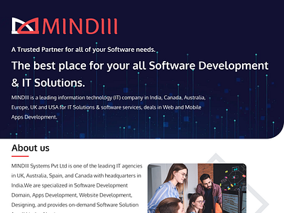 Contact MINDIII to Get Web and Mobile App Development Solutions