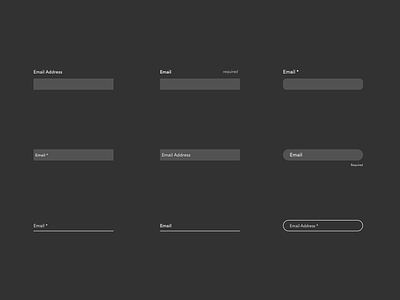 Form Field Iteration form form field research ui ui design