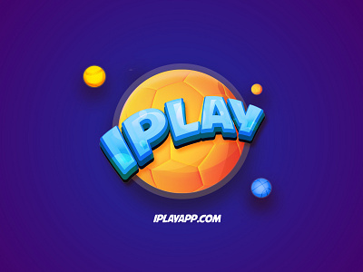 iPlay branding app design icon logo ott sports branding sports design sports logo streaming app typography vector