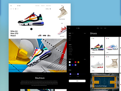 Nike ecommerce UX / UI