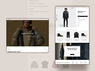 NEWØRD3R | Fashion E-commerce | UX/UI