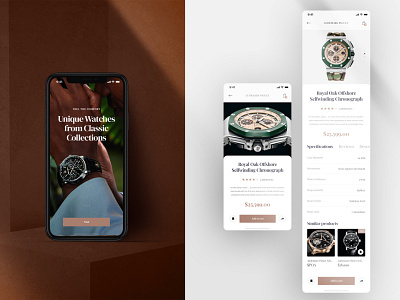 Luxury Watch App | UX/UI