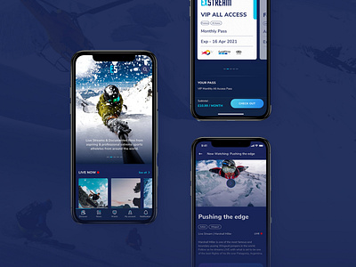 ExStream Sports | UX/UI App Design