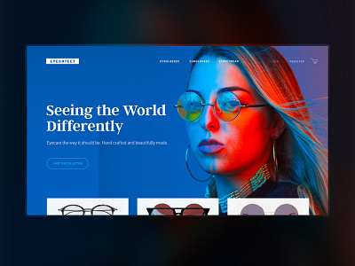 Eyewear E-commerce Concept