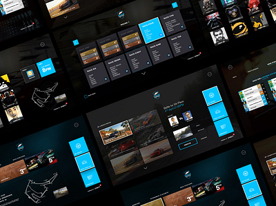 Forza screens app design design esports interaction interface design racing ui ux xbox