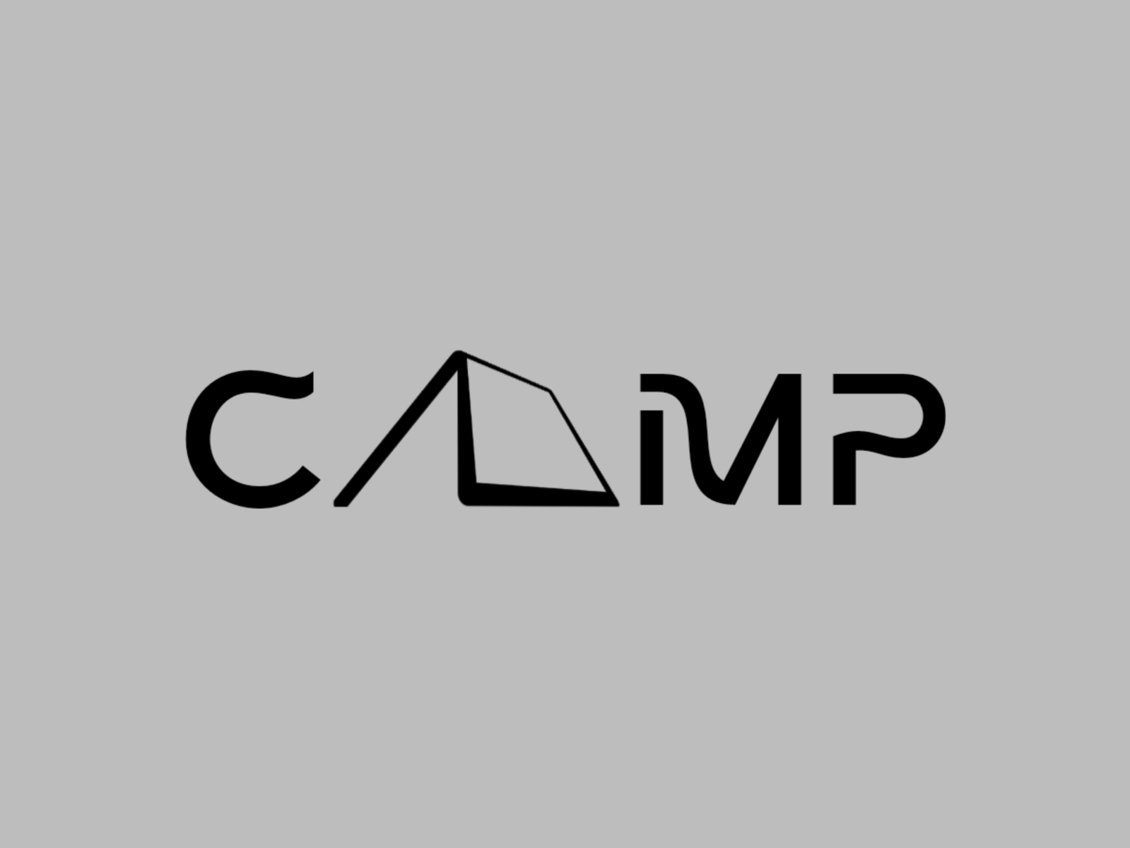 Camp logo design with camp by Bharat Ambaliya on Dribbble