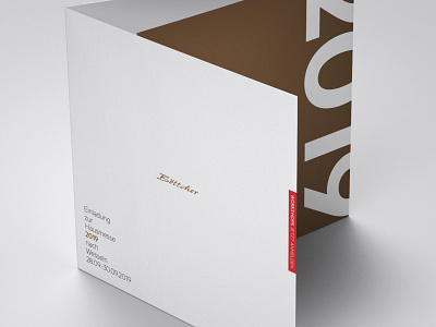 Böttcher Einladung branding brochure design catalogue design design print