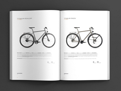 Böttcher Fahrräder 2020 Catalog bicycle brochure design catalogue design fahrrad katalog pantone titan