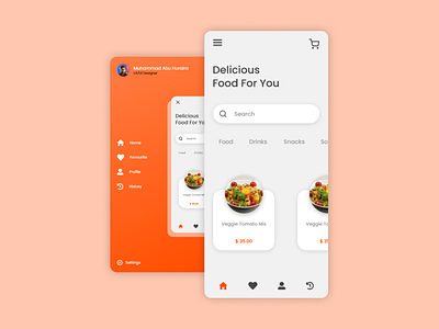 Food Ordering App UI UX Design