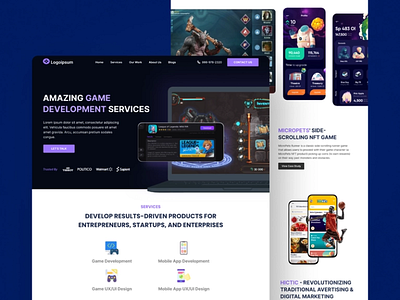 UI UX Design for Game Development Company by Designtive on Dribbble