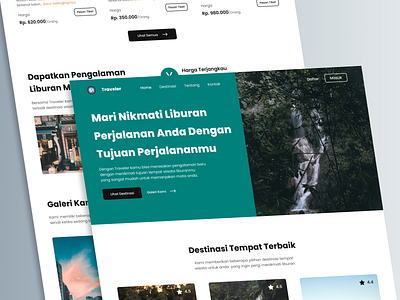 Landing Page Travel | UI/UX Study Jam Google DSC UBJ