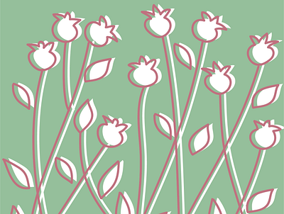 Berries botanical design drawing illustration minimalism vector wacom