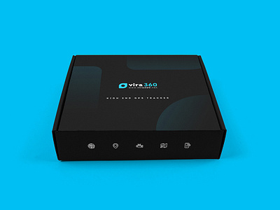 GPS Tracker black blue design gps gps tracker package tracker