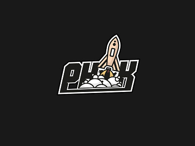 PH*K ROCKET branding custom type identity lettering logo typography