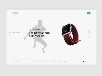 Daily 003 apple applewatch daily daily003 dailyui landing page series3 ui ux web webdesign