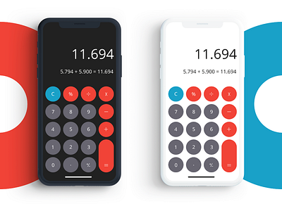 Daily 004 apple calculator clean dailyui dailyuichallenge interface ios iphonex minimal ui user ux