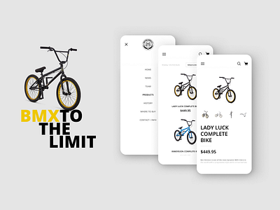 Daily 012 app bike bmx clean dailyui ecommerce ios minimal mobile shop store ux