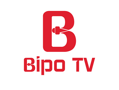 Bipo Tv Logo Design bipo tv logo brand logo design logo logo design logo maker modern logo monir2 tv channe logo tv logo unique logo