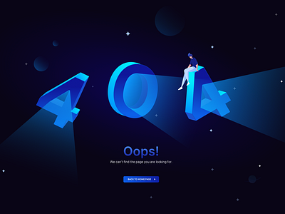 404 Page branding illustration