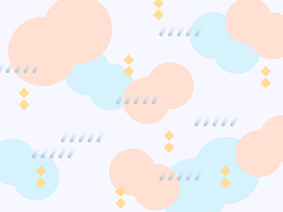 Rain and Clouds abstract abstract background abstract design abstract illustration cute daily challenge illustration rain vector illustration