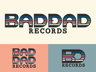Bad Dad Records Branding