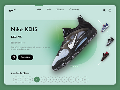 Nike Website Concept