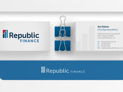 Republic Finance Branding