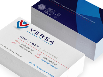 Versa Business Cards branding business cards corporate identity