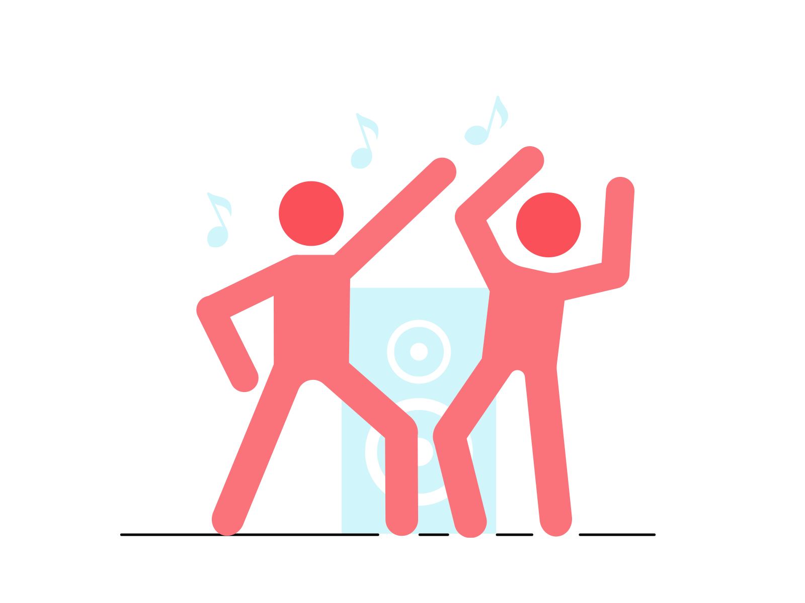 Keep fit & dance dance icon sport vector-based vectorart