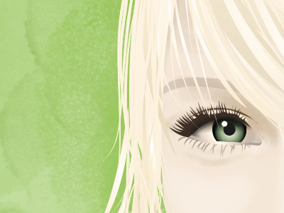 H-eye! eye face hair illustration illustrator photoshop portrait watercolor