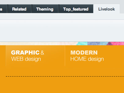 NSM Live Look nsm live look livelook expressionengine ee2 yellow tabs cms